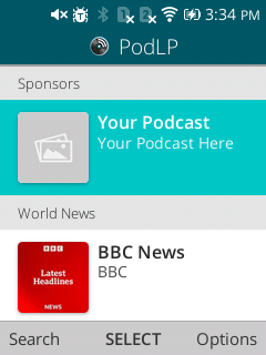 PodLP Sponsorship Screenshot